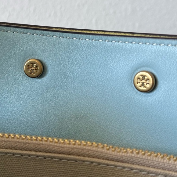 Like new Tory Burch Neutral Small Lee Radziwill Whipstitch Tote Bag $1,498 - Picture 12 of 12